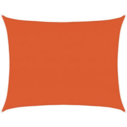 Vela Parasole 160 g/m² Rettangolare Arancione 6x7 m in hdpe Vidaxl 807620