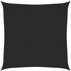 Vidaxl - Vela Parasole 160 g/m² Nera 6x6 m in hdpe 678149