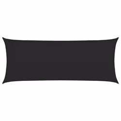 vidaXL Vela Parasole 160 g/m² Nera 2x5 m in HDPE - Vista aggiuntiva 2