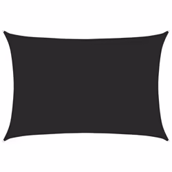 vidaXL Vela Parasole 160 g/m² Nera 3x4 m in HDPE - Vista aggiuntiva 2