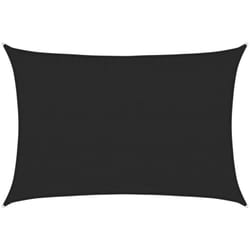 Vela Parasole 160 g/m² Nera 3,5x4,5 m in hdpe