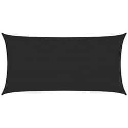 Vidaxl - Vela Parasole 160 g/m² Nera 4x7 m in hdpe 943073