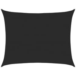 Vidaxl - Vela Parasole 160 g/m² Rettangolare Nera 6x8 m in hdpe 137491