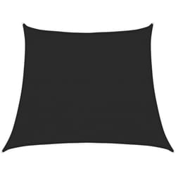 Vela Parasole, Vele ombreggianti 160 g/m² Nera 3/4x3 m in hdpe Vidaxl