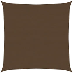 Vela Parasole, Vele ombreggianti 160 g/m² Marrone 4x4 m in hdpe Vidaxl