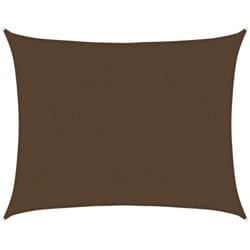 Vidaxl - Vela Parasole 160 g/m² Marrone 6x8 m in hdpe 418468