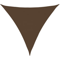 Vela Parasole, Vele ombreggianti 160 g/m² Marrone 5x5x5 m in HDPE vidaXL