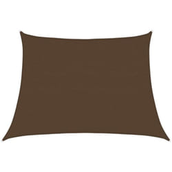 Vela Parasole, Vele ombreggianti 160 g/m² Marrone 4/5x3 m in hdpe Vidaxl