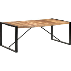 Vidaxl - Tavolo da Pranzo, Tavolo da Cucina 200x100x75 cm Legno Massello Finitura Sheesham 79428