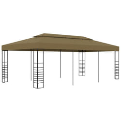 Vidaxl - Gazebo da Giardino 6x3x2,7 m Grigio Talpa 180 g/m²