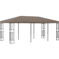 Vidaxl - Gazebo 6x3 m Grigio Talpa in Tessuto 1473