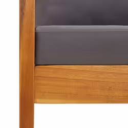 VidaXL 310268 sedia da esterno Terrazzo Seduta imbottita Legno di acacia Grigio - Vista aggiuntiva 6