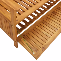 VidaXL 310279 panca da esterno Legno di acacia - Vista aggiuntiva 7