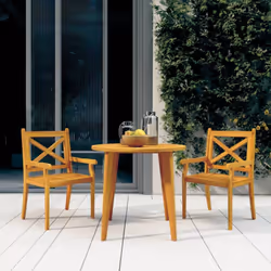 Queste sedie da pranzo per esterni in legno saranno senza dubbio la scelta ideale per pranzare all'aperto nel giardino o nel ...