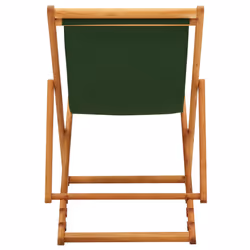 VidaXL 310315 sedia da esterno Terrazzo Seduta imbottita Eucalipto, Poliestere Verde - Vista aggiuntiva 5