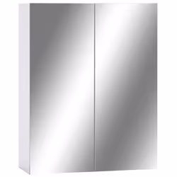 vidaXL Armadietto a Specchio Bianco 60x15x75 cm in MDF - Vista aggiuntiva 2