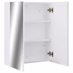 vidaXL Armadietto a Specchio Bianco 60x15x75 cm in MDF - Vista aggiuntiva 3