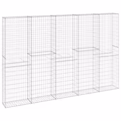 vidaXL Gabbione in Acciaio Zincato Coperto 300x30x200 cm - Vista aggiuntiva 2