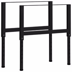 VidaXL 147933, Metallo, Nero, Interno, 955 mm, 850 mm