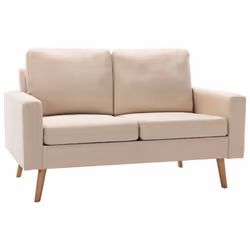 Set Divani 2 pz in Tessuto Cremacod mxl 72416 - Vista aggiuntiva 2