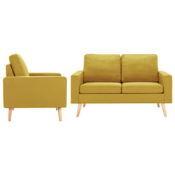 VidaXL 3056620 divano Giallo