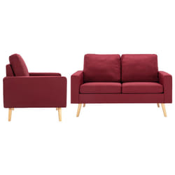 VidaXL 3056621 divano Rosso