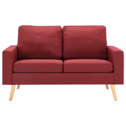 VidaXL 3056621 divano Rosso