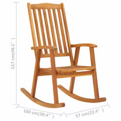 VidaXL 311844 sedia da esterno Terrazzo Seduta imbottita Legno di acacia - Vista aggiuntiva 7