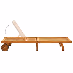 VidaXL 311871 sedia da esterno Legno di acacia - Vista aggiuntiva 7