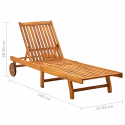 VidaXL 311871 sedia da esterno Legno di acacia - Vista aggiuntiva 8