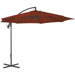 Questo elegante ombrellone da giardino a sbalzo è perfetto per creare un po' d'ombra e proteggersi dai dannosi raggi UV del s ...