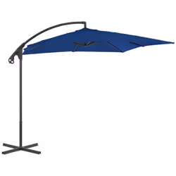 Questo elegante ombrellone da giardino a sbalzo è perfetto per creare un po' d'ombra e proteggersi dai dannosi raggi UV del s ...