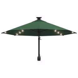 VidaXL 312523 ombrellone da cortile Verde - Vista aggiuntiva 4