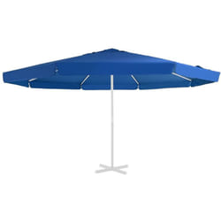 vidaXL Telo di Ricambio per Ombrellone Azzurro 300 cm