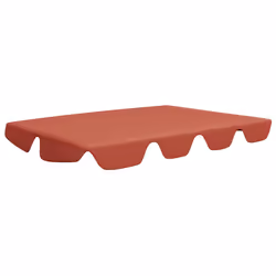 vidaXL Baldacchino per Dondolo Giardino Terracotta 188/168x145/110cm - Vista aggiuntiva 2