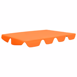 vidaXL Baldacchino per Dondolo Giardino Arancione 150/130x105/70 cm - Vista aggiuntiva 2