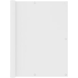 Vidaxl - Telo frangivista per balcone, Paravento da Balcone Bianco 120x400 cm Tessuto Oxford