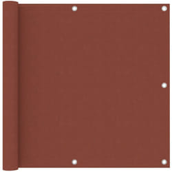 Paravento da Balcone Colore Terracotta in Tessuto Oxford varie dimensioni dimensioni : 90x500 cm