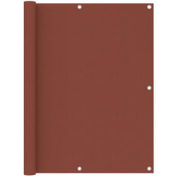 Telo frangivista per balcone, Paravento da Balcone Terracotta 120x600 cm Tessuto Oxford Vidaxl