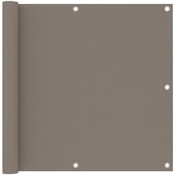 Vidaxl - Paravento da Balcone Colore Talpa in Tessuto Oxford varie dimensioni dimensioni : 90x400 cm
