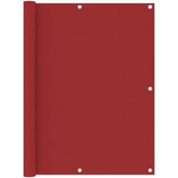 Vidaxl - Telo frangivista per balcone, Paravento da Balcone Rosso 120x600 cm in Tessuto Oxford