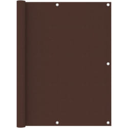 Telo frangivista per balcone, Paravento da Balcone Marrone 120x400cm in Tessuto Oxford Vidaxl