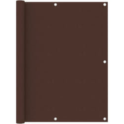 Vidaxl - Paravento da Balcone Marrone in Tessuto Oxford con Corda varie dimensioni dimensioni : 120x600 cm