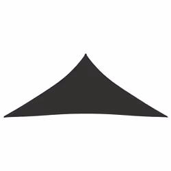 vidaXL Parasole a Vela Oxford Triangolare 4x5x5 m Antracite - Vista aggiuntiva 3