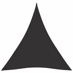 vidaXL Parasole a Vela Oxford Triangolare 5x6x6 m Antracite - Vista aggiuntiva 2