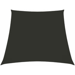 Parasole a vela, Vele ombreggianti in Tela Oxford a Trapezio 2/4x3 m Antracite Vidaxl