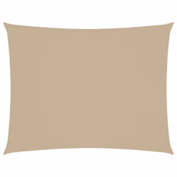 vidaXL Parasole a Vela Oxford Rettangolare 2,5x4 m Beige - Vista aggiuntiva 2