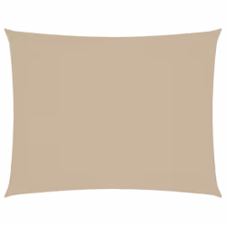 vidaXL Parasole a Vela Oxford Rettangolare 3x4,5 m Beige - Vista aggiuntiva 2