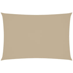 Parasole a Vela Oxford Rettangolare 3x5 m Beige