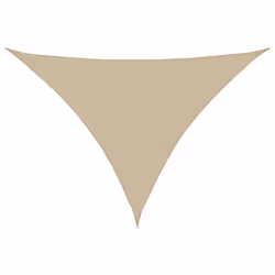 vidaXL Parasole a Vela Oxford Triangolare 4x5x6,4 m Beige - Vista aggiuntiva 2